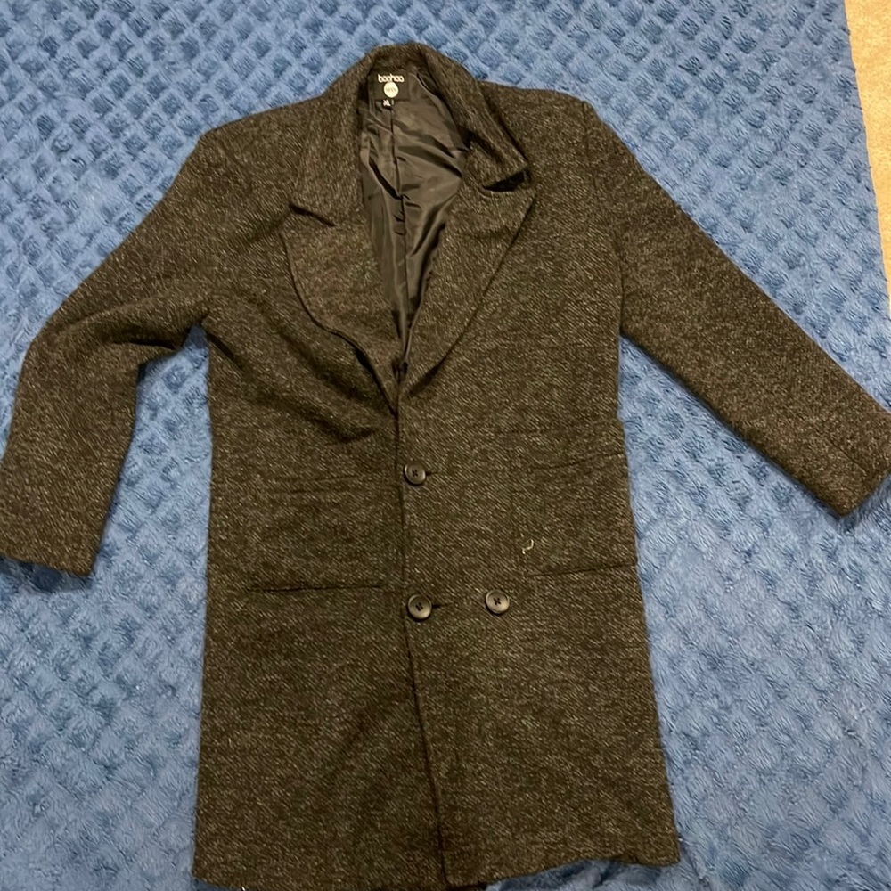Boohoo Man Men’s Long Overcoat XL